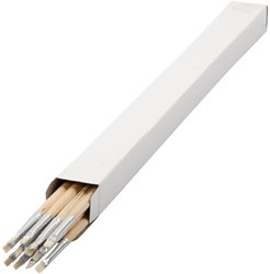 Creativ Company wooden paint brush set - artist brushes for kids and adults