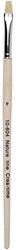 Creativ Company wooden paintbrush set - flat hog bristle, 12 pieces