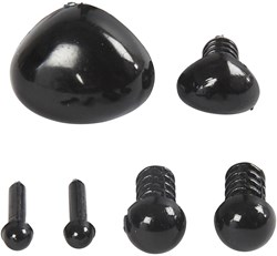 Creativ Company craft set eyes and noses black for clay - 20 pieces