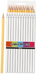 Creativ Company skin tone coloured pencils triangular 12 pcs premium