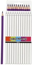 Creativ Company coloured pencils purple triangular 12 pcs premium quality