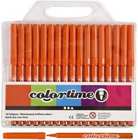 Creativ Company orange marker set - 18 felt-tip pens for kids