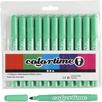 Creativ Company jumbo markers light green 12 pcs - felt tip pens kids