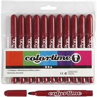 Creativ Company markers wine red jumbo 12 pcs - felt tip pens kids