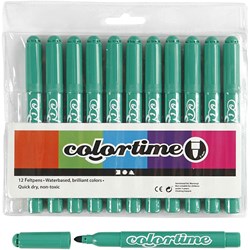 Creativ Company jumbo markers bright green 12 pcs felt tip pens
