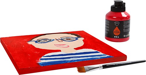 Creativ Company canvas kids painting board 30x30 cm cotton-3