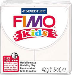 Fimo modelling clay white 42g - oven-bake clay for kids and creative crafting
