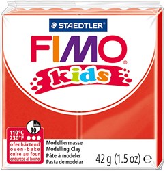 Fimo modelling clay red - oven-bake clay 42g for kids
