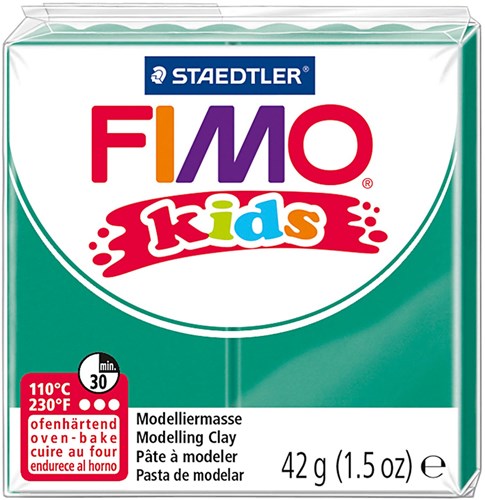 Fimo modelling clay green - oven-bake clay 42g for kids