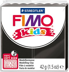 Fimo modelling clay black - oven-bake clay for kids 42g