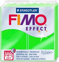 Fimo modelling clay neon green - oven-bake clay 57g creative