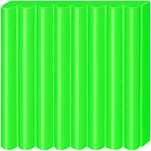 Fimo modelling clay neon green - oven-bake clay 57g creative-2