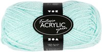 Creativ Company acrylic yarn mint green 50g 80m - soft textile yarn