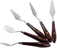 Creativ Company palette knife set - painting tool steel 5 pieces-2