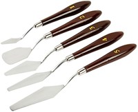 Creativ Company palette knife set - painting tool steel 5 pieces-3