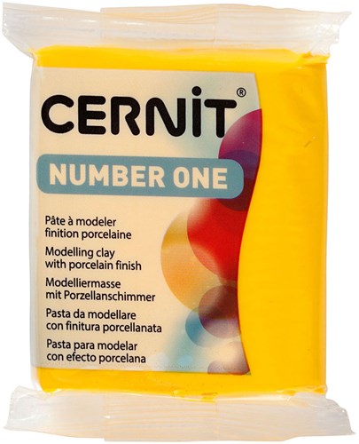 Creativ Company yellow oven-bake modelling clay 56 grams