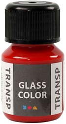 Creativ Company glass paint red - transparent porcelain paint 30ml