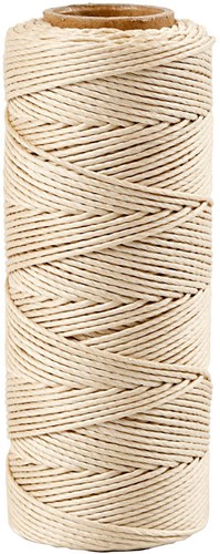 Creativ Company bamboo craft cord off-white 65 meters-2