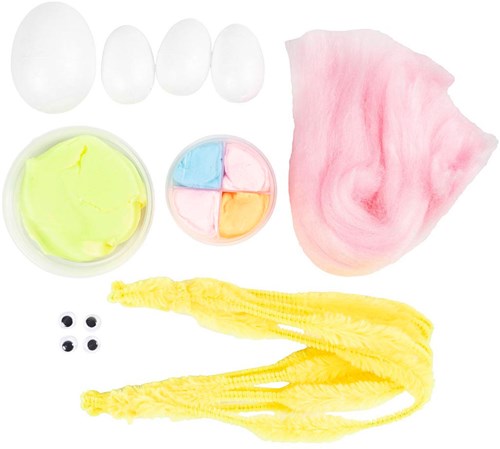 Creativ Company Mini Hobby Set modeling Silk Clay Easter craft kit-2