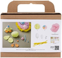 Creativ Company Mini Hobby Set modeling Silk Clay Easter craft kit-3
