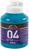 Creativ Company acrylic paint glitter turquoise 500ml kids painting crafts