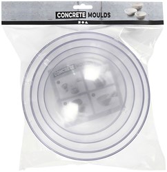 Creativ Company moulds plastic set - transparent craft material