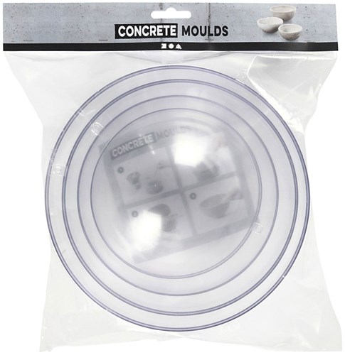 Creativ Company moulds plastic set - transparent craft material