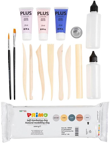 Creativ Company clay modelling set pots and vases craft kit-2