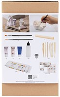 Creativ Company clay modelling set pots and vases craft kit-3