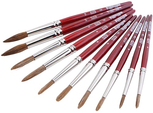 Creativ Company watercolor brush set - 10 pieces - painting-2