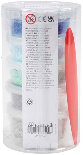 Creativ Company clay set Stone Clay and Foam Clay mix blue green-3