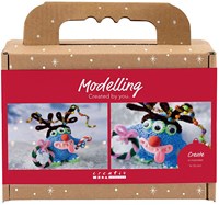 Creativ Company modelling set reindeer monster Christmas craft kit kids