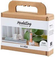 Creativ Company craft set candle holder sculpting shells DIY maritime-2