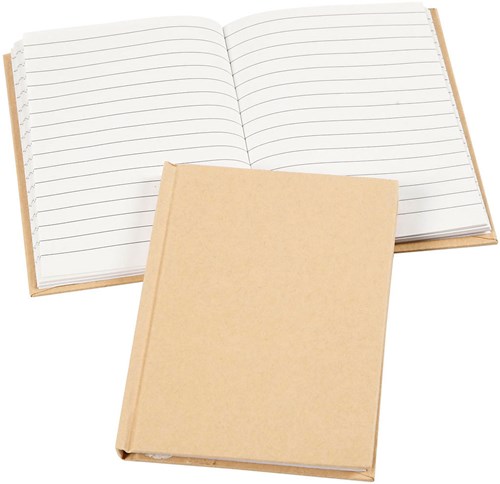 Creativ Company notebook A6 kraft lined 80 sheets brown-2