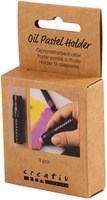 Creativ Company oil pastel holder black set of 3 for drawing-3