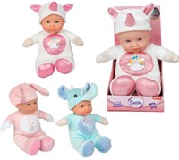 Toi-Toys baby doll soft cuddle doll animal costume 31 cm toy