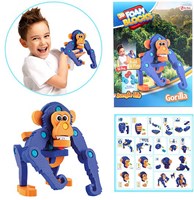 3D puzzle construction foam monkey 43543A