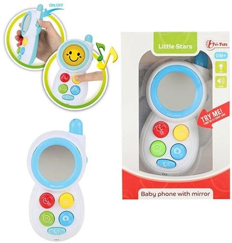 Little Stars baby phone + mirror 72965A