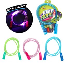 Jump rope with light 3 ass. 68020Z