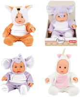 Twisk baby doll toy - Baby Beau in animal suit fox - soft doll