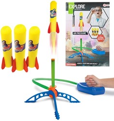 Air pressure rocket + launch base 35621A