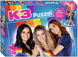 Studio 100 puzzle K3 with poster - colourful jigsaw for kids