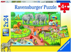 Ravensburger puzzle animals - A Day at the Zoo 2x24 pieces