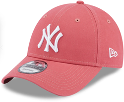 New Era Essential Baseball Cap 9Forty New York Yankees Hat Men and Children - Pink / Peach