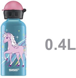 SIGG water bottle unicorn Bella 0.4l blue aluminium BPA-free