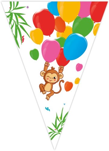 Globos paper garland jungle balloons FSC 3 meter decoration-2