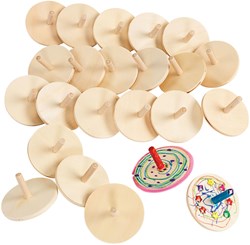Colorations - Houten Tollen, Set of 24