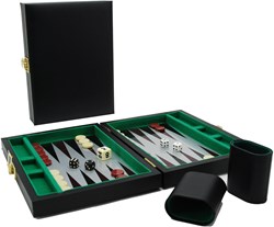 HOT Games Backgammon case magnetic black 23x17