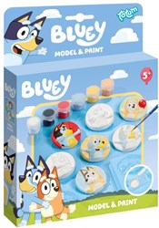 Totum Bluey creative craft set plaster figures casting and painting
