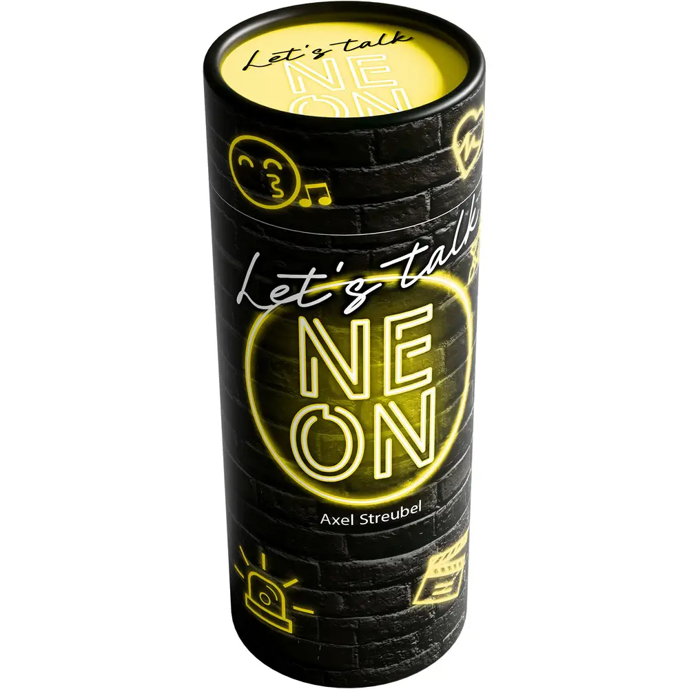 Haba party game Let's talk NEON yellow - creative board game